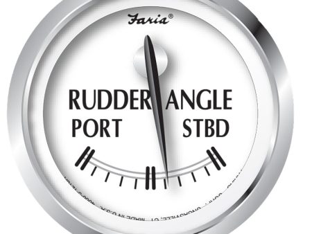 Faria Newport SS 2  Rudder Angle Indicator Gauge - 25006 on Sale