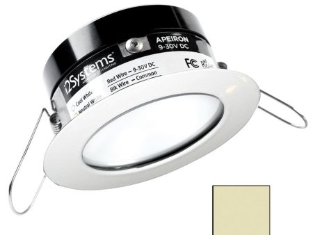 I2Systems - Apeiron PRO Spring Mount Light 3W - Round - White Finish - Warm White - A503-31CBBR Online Sale