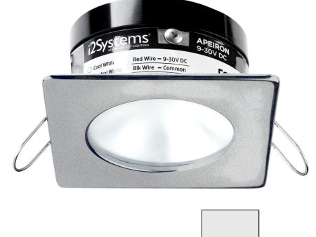 I2Systems - Apeiron PRO Spring Mount Light 3W - Square Round - Brushed Nickel Finish - Cool White - A503-42AAG Online Sale