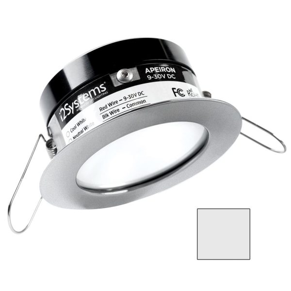 I2Systems - Apeiron PRO Spring Mount Light 3W - Round - Brushed Nickel Finish - Cool White - A503-41AAG on Sale