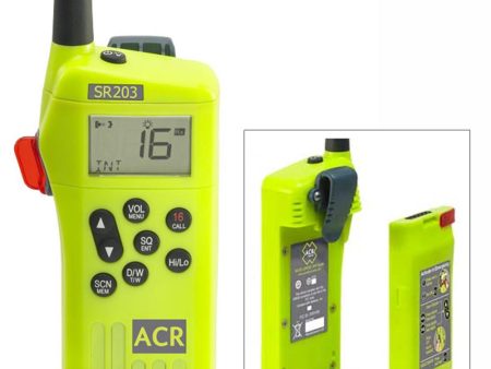 ACR - SR203 GMDSS Survival Radio with Replaceable Lithium Battery - 2827 Online