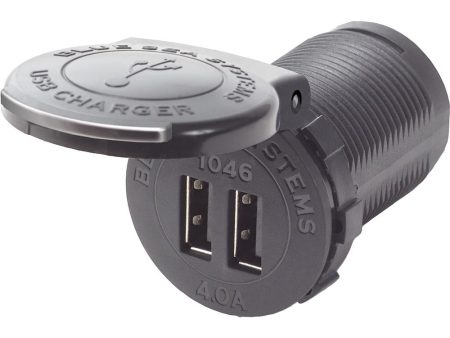 Blue Sea 1046 48V Dual USB Charger Socket Mount - 1046 For Discount