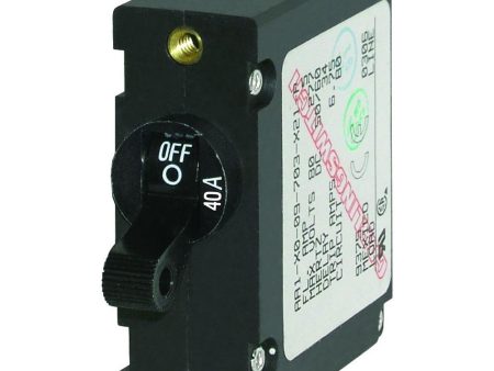 Blue Sea 7224 AC   DC Single Pole Magnetic World Circuit Breaker  -  40 Amp - 7224 on Sale