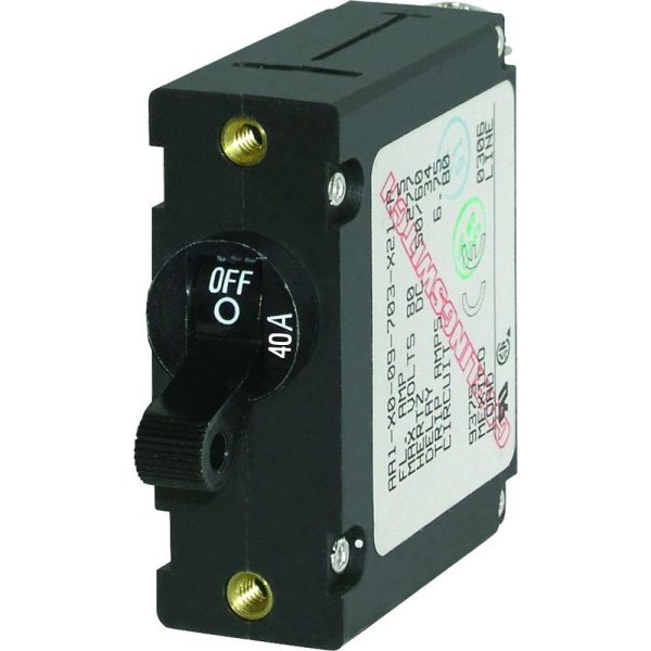 Blue Sea 7224 AC   DC Single Pole Magnetic World Circuit Breaker  -  40 Amp - 7224 on Sale