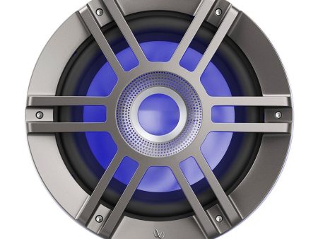 Infinity 10  Coaxial Marine RGB Kappa Series Speakers - Pair - Titanium Gunmetal Online Sale